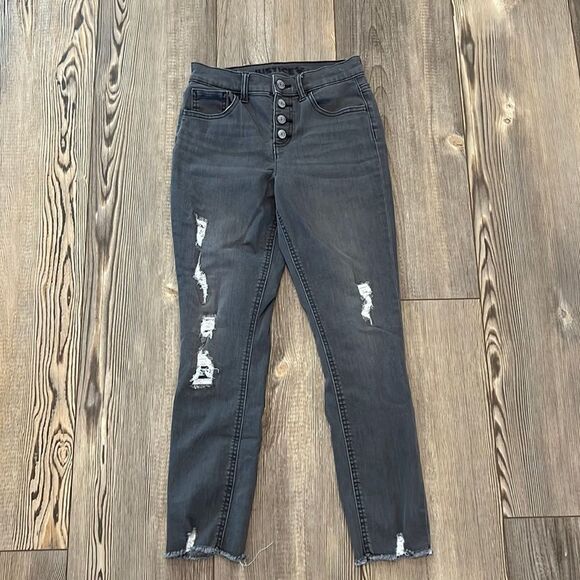 Justice Distressed Girls Jeans - Picture 1 of 7